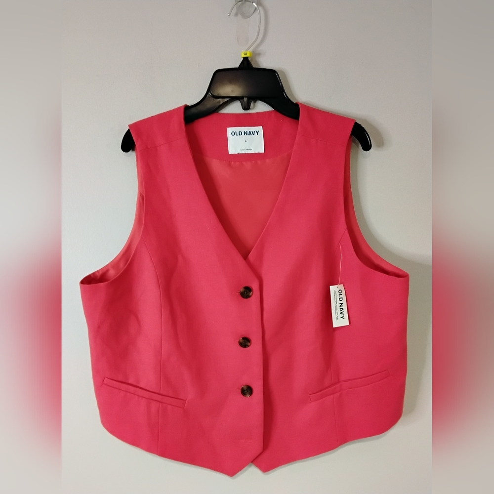 Old Navy Pink Sleeveless Vest
